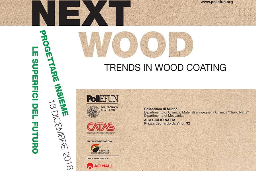 SHERWIN-WILLIAMS ITALY RELATORE ALLA GIORNATA “NEXT WOOD: TRENDS IN WOOD COATING” ORGANIZZATA DAL POLITECNICO DI MILANO