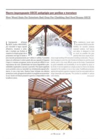 New Wood Stain for Exteriors Anti Gray for Cladding and Roof Beams OECE