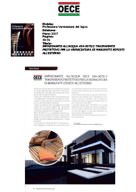 Impregnante all’acqua 454-0075/2 trasparente protettivo per la verniciatura di manufatti esposti all’esterno